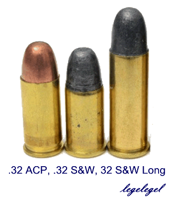 32 S&W cartridge and .32 S&W Long and .32 ACP